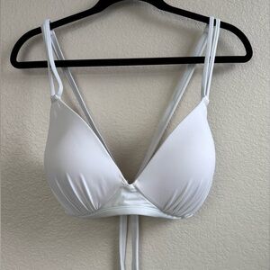 Shade & Shore White Strappy Bikini Top